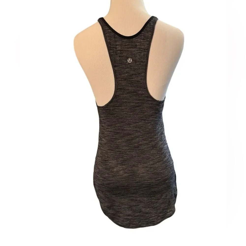 Lululemon What the Sport Singlet in Heathered Black